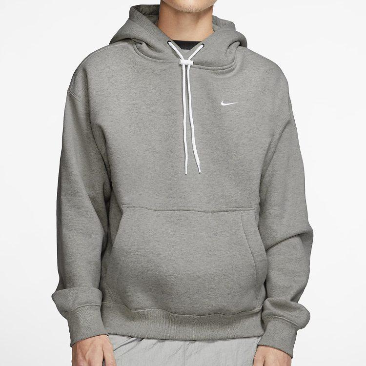 Nike Sweatshirts Men's Gray Hooded Moderate CV0552-050