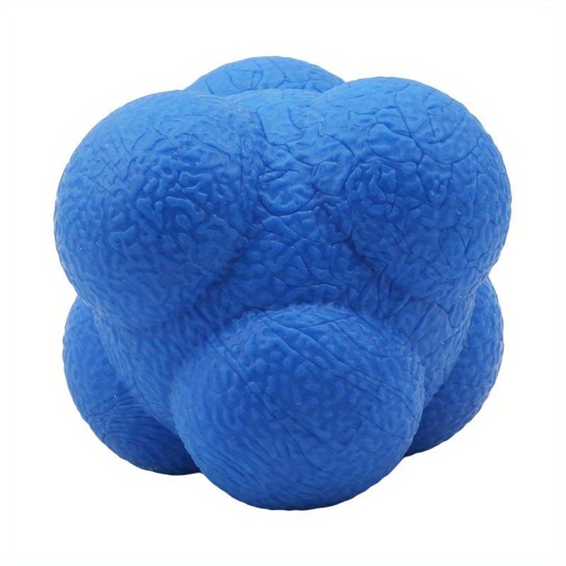 1pc Hexagonal Reaction Ball Silicone Agility Coordination Reflex Exercise Sports Fitness Training Ball