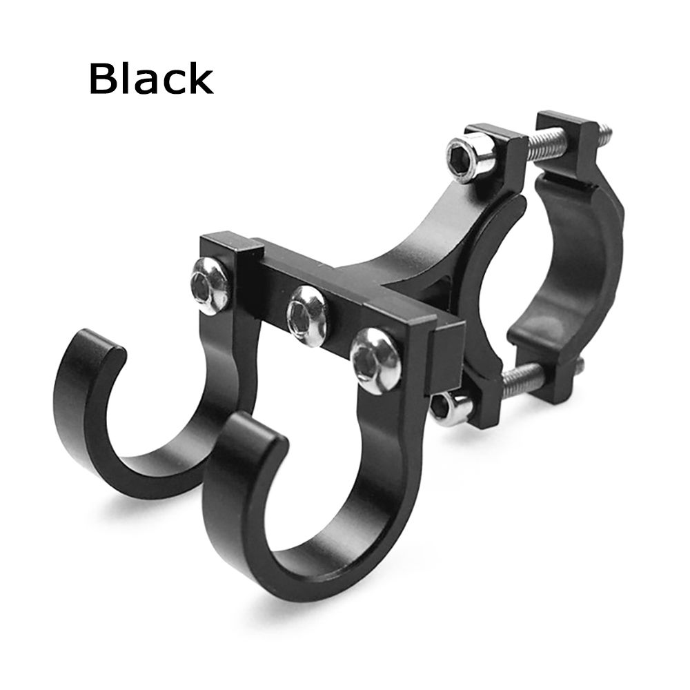 

Scooter E-Bike Front Hanger Helmet Bags Gadget Hanging Dual Hook Electric Bicycle Accessories чёрный