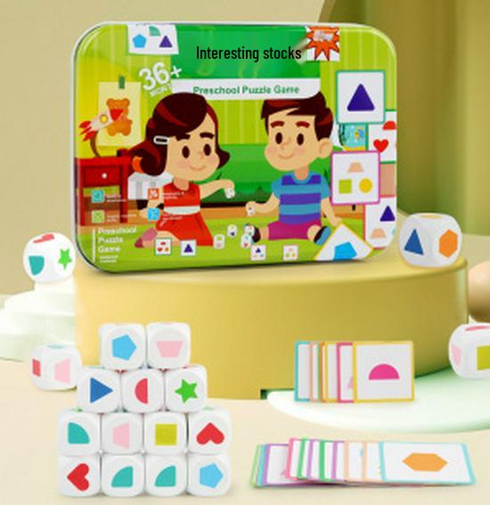 

Animal Dice Cognitive Game: Interactive Educational Toy for Kids