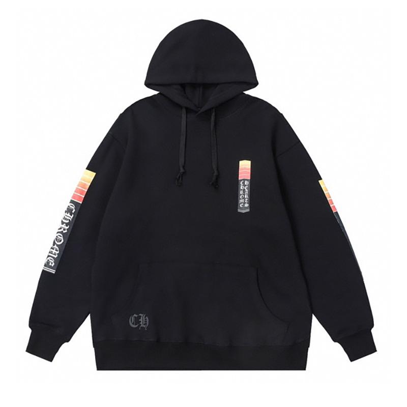 824 CHROME HEARTS 2025 Autumn and Winter New Plus Size Classic Style Logo Hooded Sweatshirt, Suitable for Couples To Wear