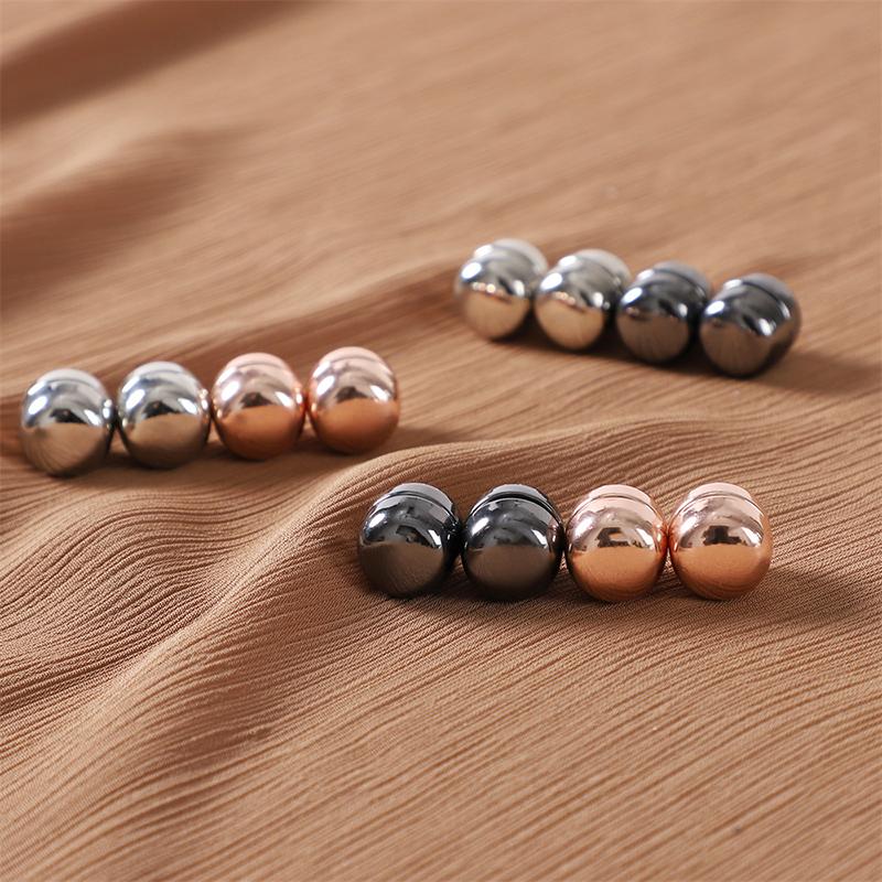 Matte Magnet Hijab Pins for Muslim Ramadan Women Scarf Magnetic Button Buckle Wrap Shawls Magnetic Brooch Headscarf Accessories