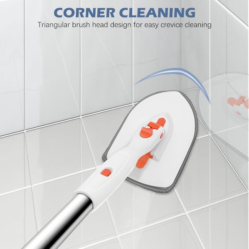 Floor Brush Bathroom Cleaning Brush Wash Floor Seam Bathtub Brush Bathroom Tile Sponge Scrubber