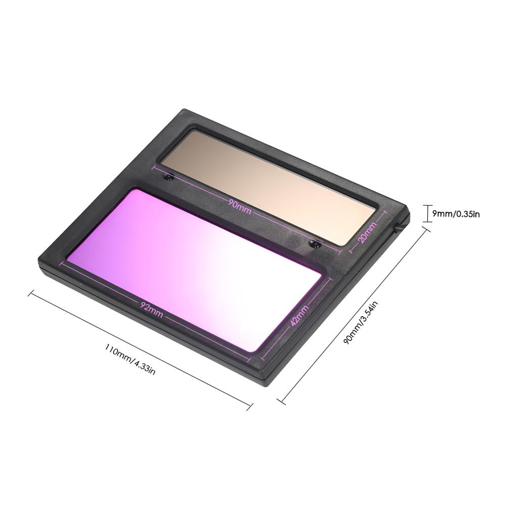 Casca de sudură cu auto-întunecare cu energie solară, Mască, Căciulă de sudor, Filtru de lentilă, Mască cu umbră, Ochelari de protecție, Lentilă pentru