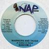 7inch Record BASCOM X - Warriors And Thugs Nap 2005 Jamaica Reggae, Ska & Dub