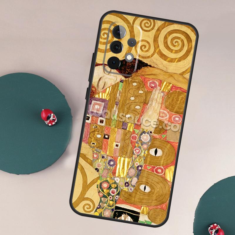 Gustav Klimt Abstract Painting Case For Samsung Galaxy A13 A23 A33 A53 A73 A12 A22 A32 A52 A52S A04S A50 A51 A71 Coque