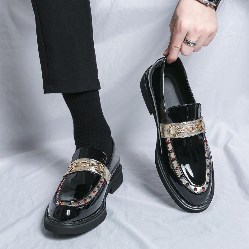 Large sizeTrend Fashion outdoor Leather Casual Loafers Men Comfortable men Shoes Man Leather  Slip-On dressing Shoes men