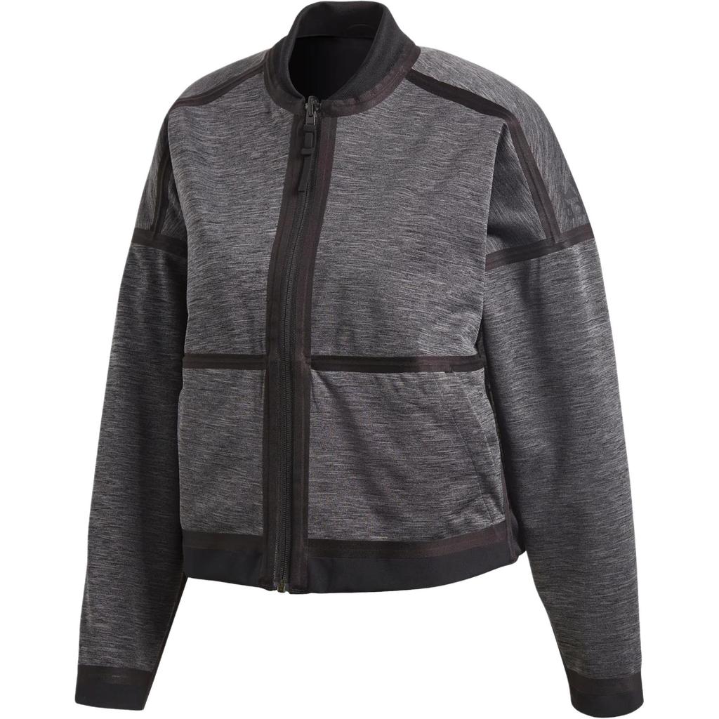 Adidas Z.N.E. Baseball Collar Zip-Up Casual Comfortable Reversible Jacket Women Jacket Black CE1957
