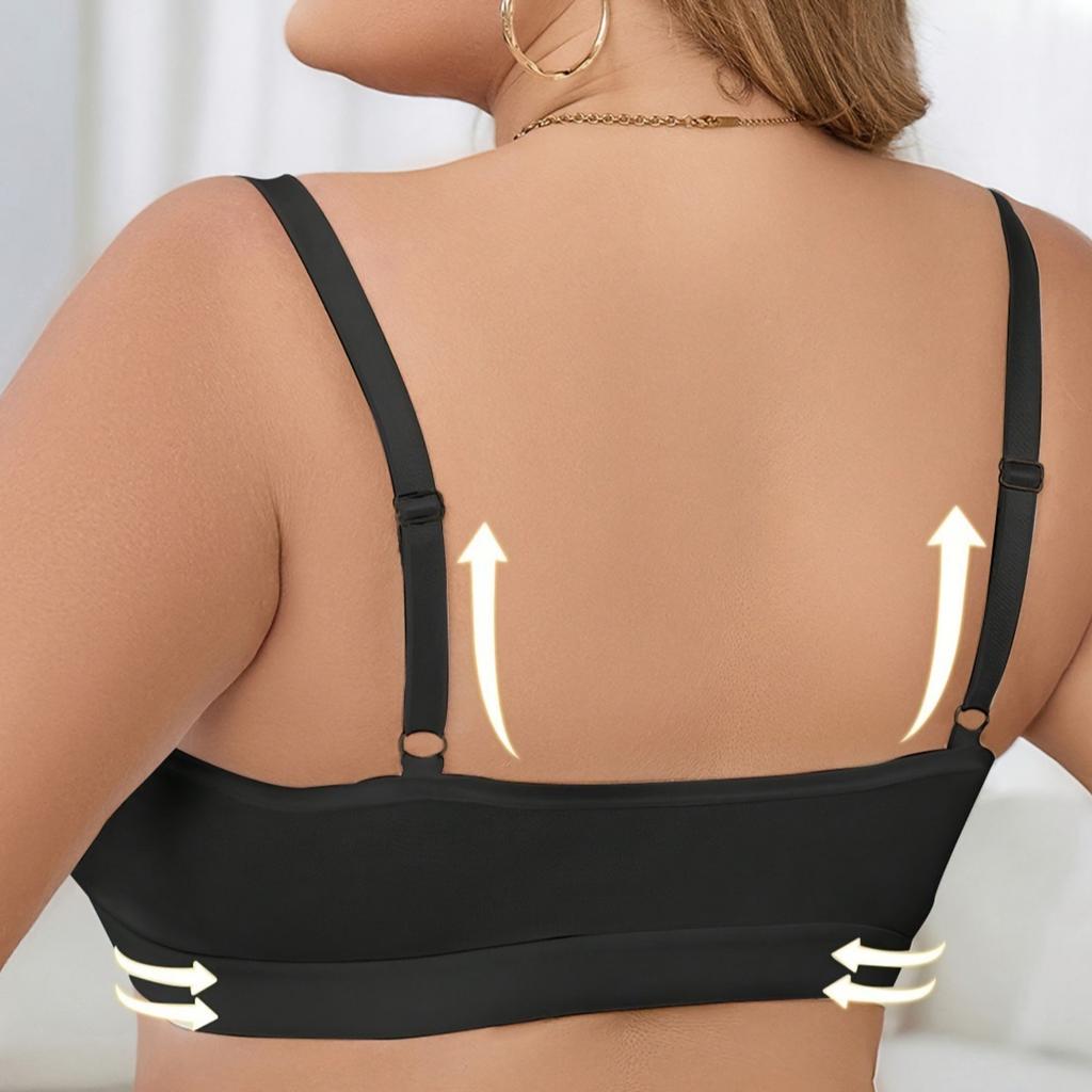 Ultra-thin Single-layer Sexy Deep V Sports Bra See-through Lace Mesh Bra