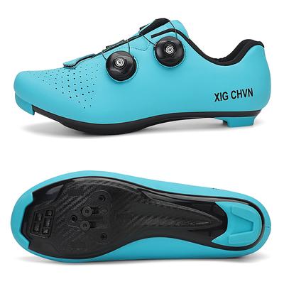 Męskie szosowe buty rowerowe z blokami, oddychające, knagi, buty rowerowe z blokami do jazdy na szybkość, treningowe buty na płaskie pedały, buty sportowe MTB dla kobiet