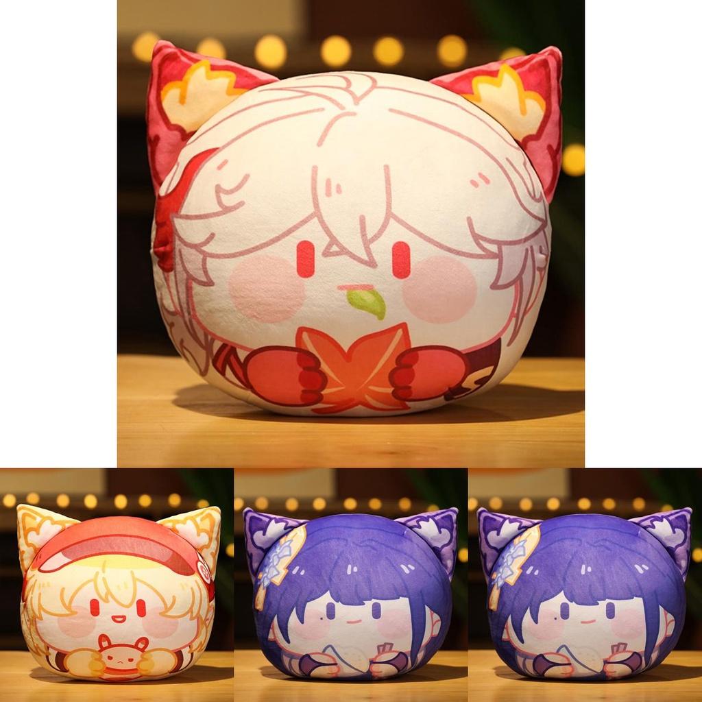 Genshin Paimon Plush Pillow Soft Toy Cushion For Game Characters Collection