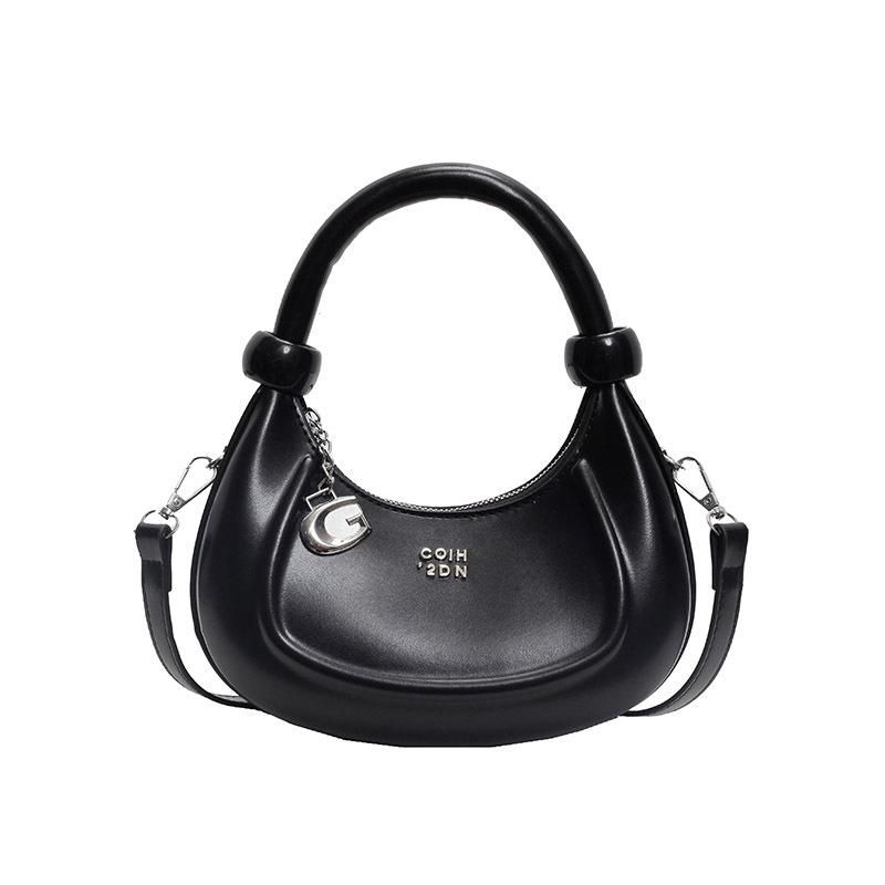 Retro Oil-wax Leather Hand-held Dumpling Bag High-quality Single-shoulder Crossbody Women's Bag