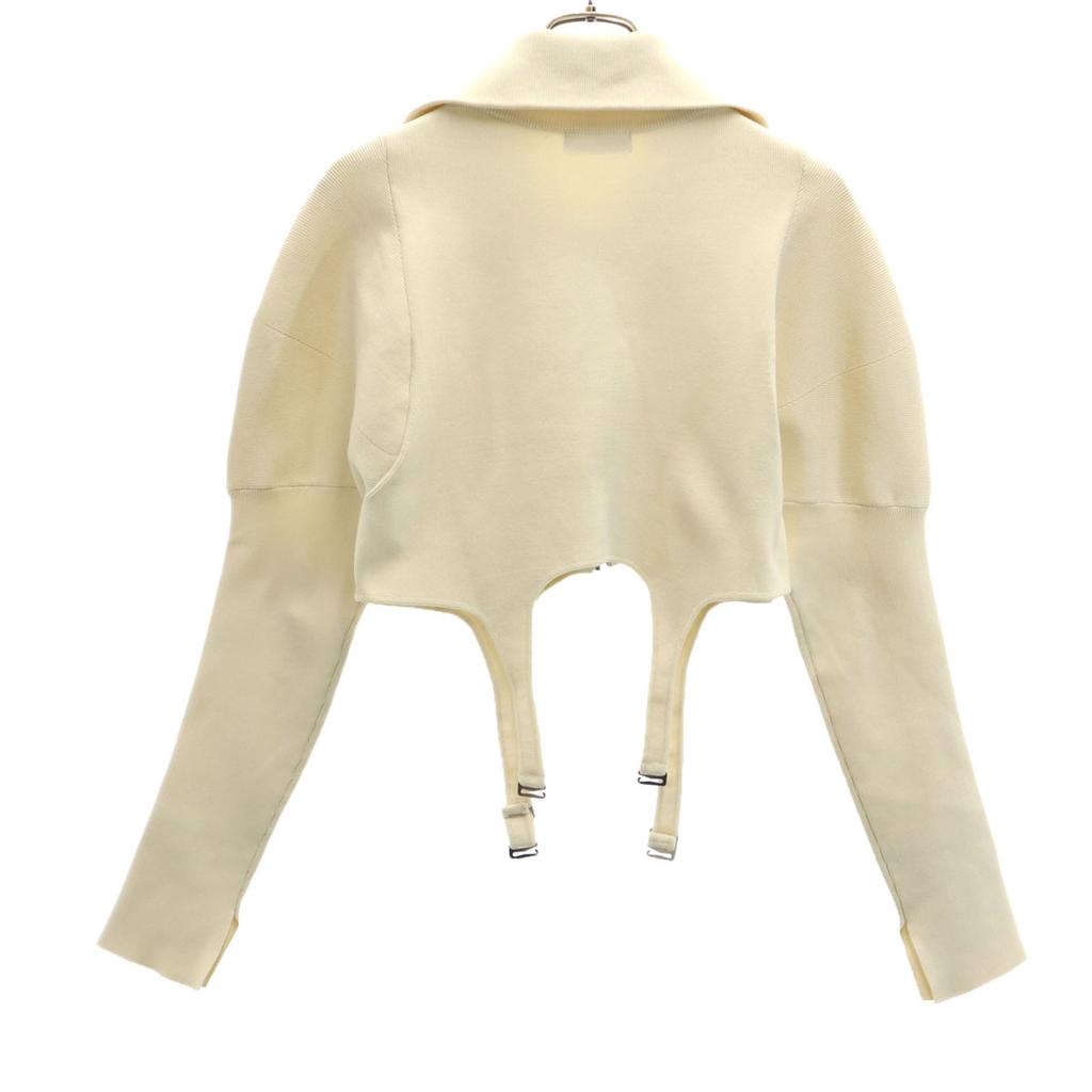 MAISON SPECIAL Short length Knit jacket FREE beige Women Used