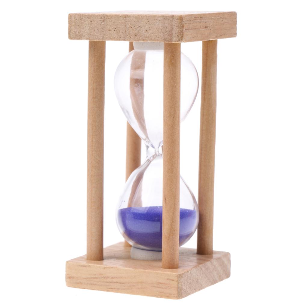 

5 minutes wooden frame sandglass toothbrush timer hourglass tea timer decoration фіолетовий