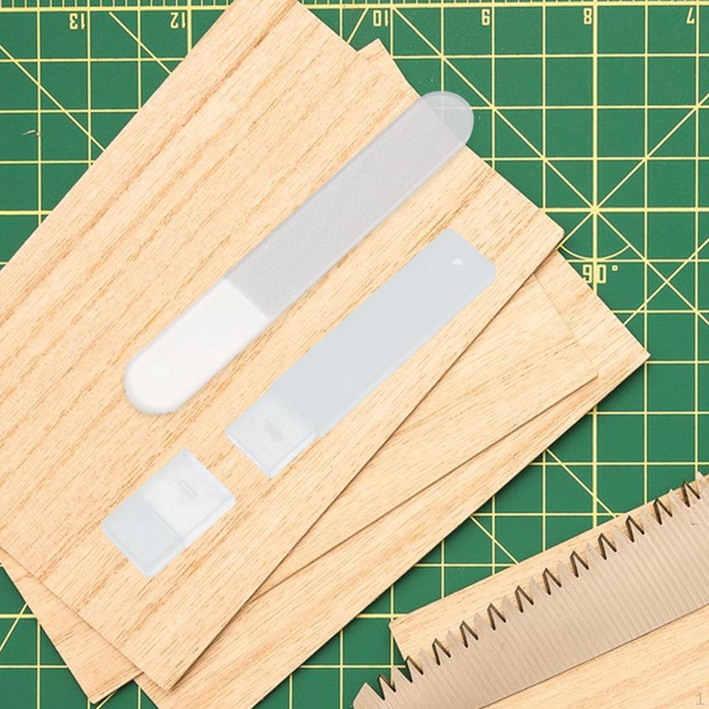 Szklany Pilnik do Modeli Montaż Modeli Budowa Modeli Grawerowanie,Odporny na rdzę,DIY,Narzędzie do szlifowania pilnikiem