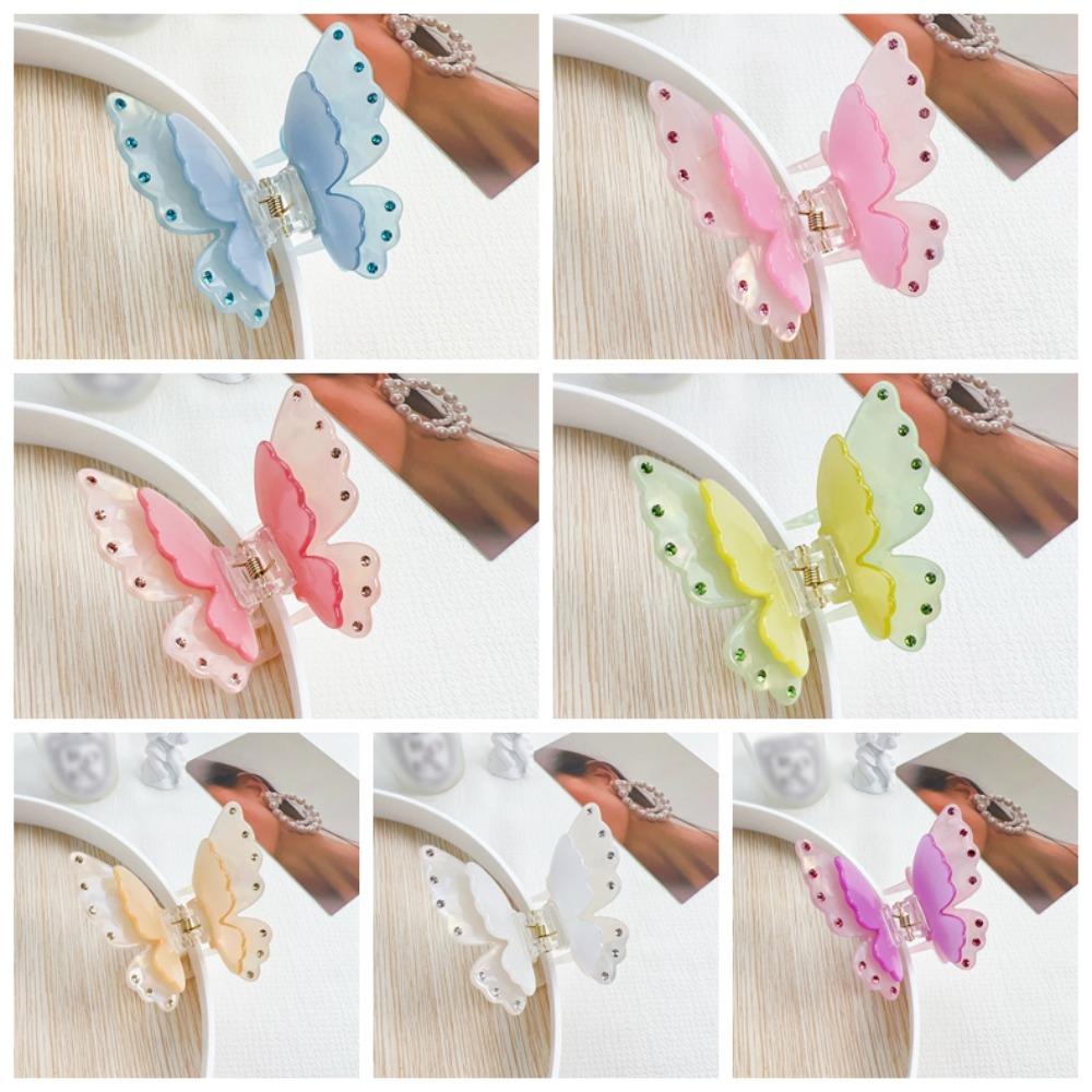 

Корейский стиль Бабочка Волосы Коготь Животные Бабочка Бабочка Заколка Милая Бабочка Заколка Для Волос Девушка