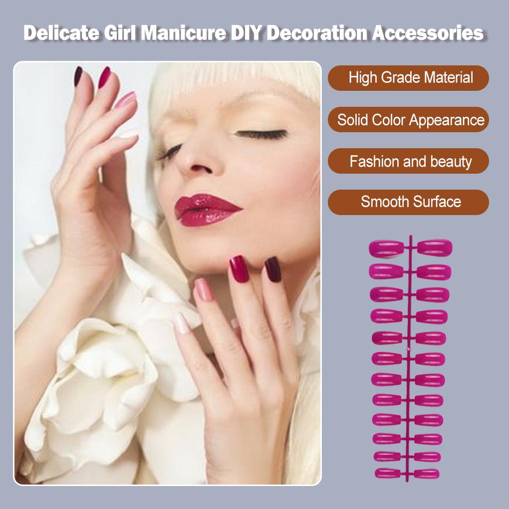 Punte Unghie Finte ple Stile Decorazioni Nail Art Accessorio Decorativo Moda