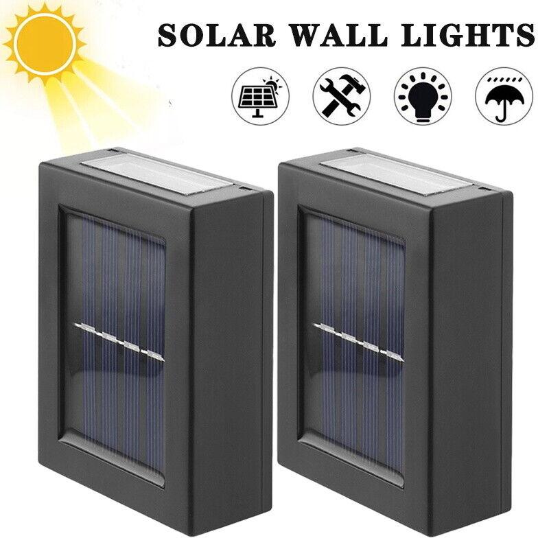 4xLED solární světlo Solární osvětlení Solární reflektor Venkovní zahradní světlo