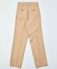 Moseu Washed Cotton Pintuck Pants_Beige