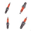 4pieces D8TJC 3- Spark Plug for 125/150/200/250cc Moped Scooter