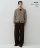 Musinsa Standard Washable Supima Cotton Collared Cardigan [Heather Beige]