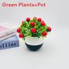 Chili Plastic Cherry Fruit Bonsai With Realistic Design Home Decoration Event