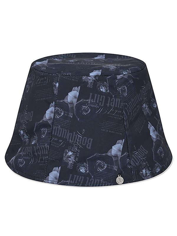 KIRSH Reversible Graphic Bucket Hat [Black]