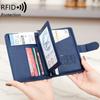 Travel Passport Wallet Women Man Card Holder RFID Blocking Credit Card ID Bag Plane Ticket Holder Multifunction Wallets