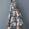 Xitao Loose Print Shirt Dress ZMY1150