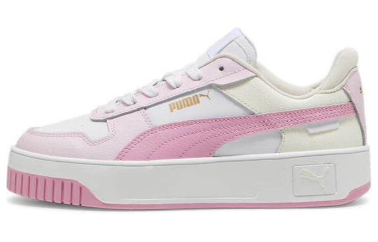 PUMA Carina Street Shoes White Pink Women s 389390-22 38.5