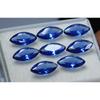 8 PCS Natural Blue Sapphire 4-6 Ct Marquise 7x5 mm Loose Gemstone Lot CERTIFIED MULTTIQ124