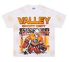 Meichao Vale New Retro Character Print Summer High Street Men and Women Loose Casual Wash Old Short Sleeve T-shirt