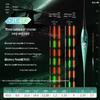 Premium Color-Changing Electronic Float: Day & Night Use, High Sensitivity, Shadowless, Luminous, Ultra-Fine Hard Tail for Night Fishing