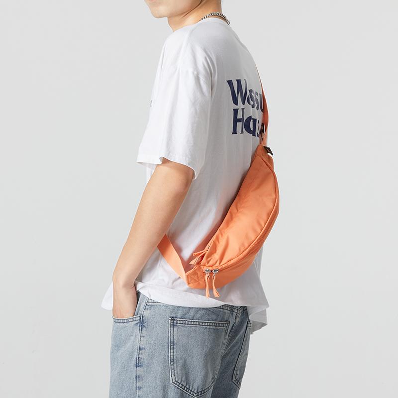 Nike Fabric One Shoulder Crossbody Fanny Pack Regular Unisex Psychedelic Orange Casual DQ5727-871