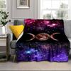 Pentagram And Moon Artwork Blanket Flannel Blanket Throw Blanket Sofa Cover Blanket Soft Premium Blanket Picnic Blanket Tv Blanket Gifts