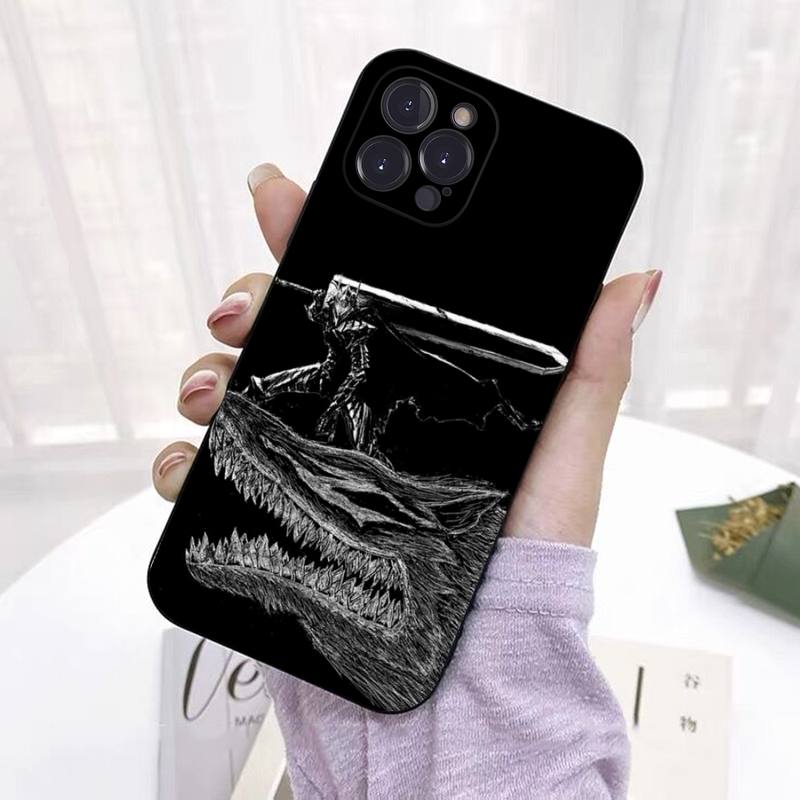 Berserk Guts Telefon Fall Für iPhone 8 7 6 6S Plus X SE 2020 XR XS 14 11 12 13 Mini Pro Max Mobile Fall