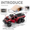 1:24 F150 Camping Rv Off Road Pickup Truck Alloy Metal Diecast Model Car Sound & Light Toys Ornaments Gifts For Kids Pull Back