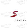 3D Metal Car Styling  Logo Front Grille Emblem SD/D Badge Rear Tail Bumper Trunk Sticker