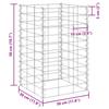Gabion Raised Beds 3 Pcs 30 X 30 X 50 Cm Iron