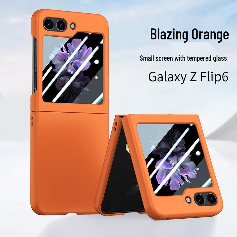 Compatible with Samsung Z Flip 4/5/7: Skin-Feel, Drop-Proof Protective Phone Case with Full Coverage.