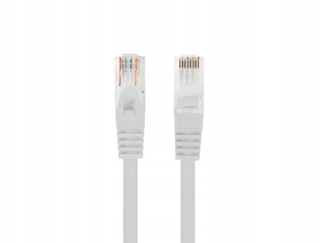 Patchcord Lanberg UTP Kat.6 3m LSZH CU Fluke Passed Biały