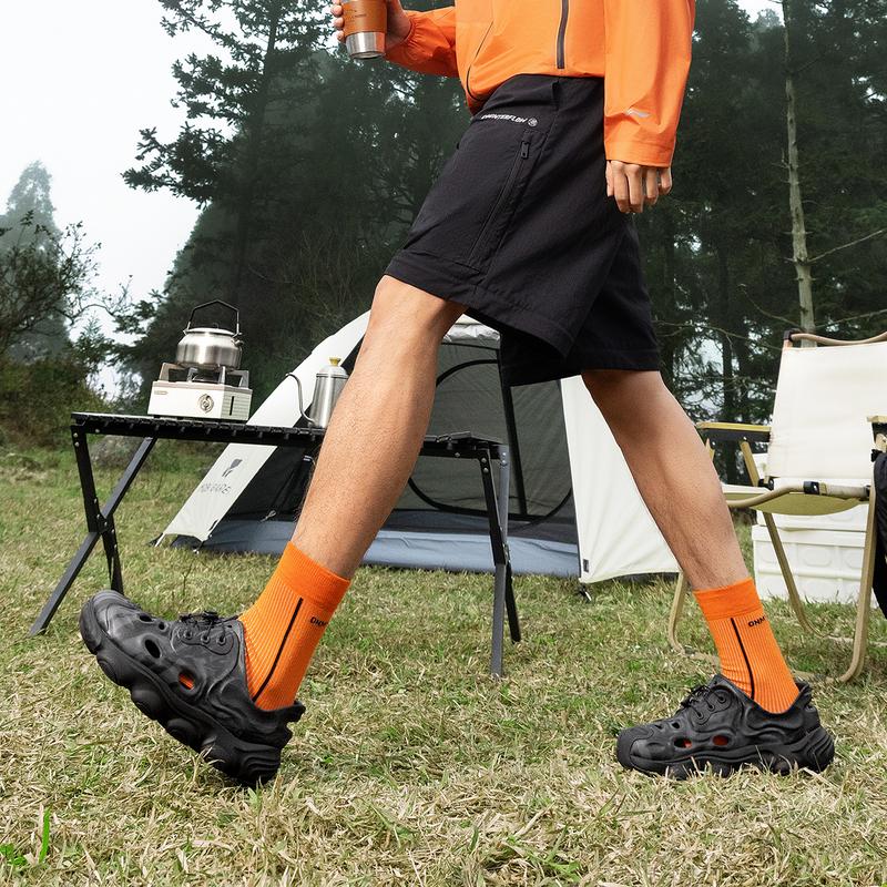 Li Ning CF Outdoor Creek Hiking Shoes Unisex Hiking Shoes Black AHCV019-2