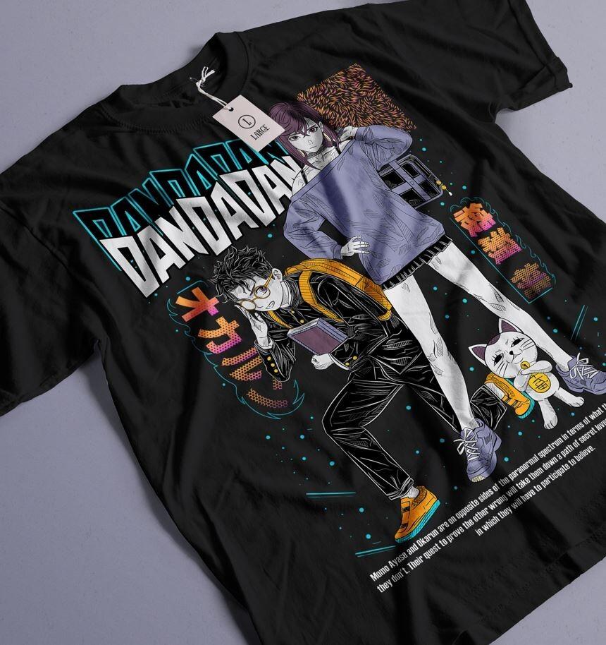 Dandadan Okarun T-shirt Okarun Momo Ayase team Gift Exclusive Shirt All Size