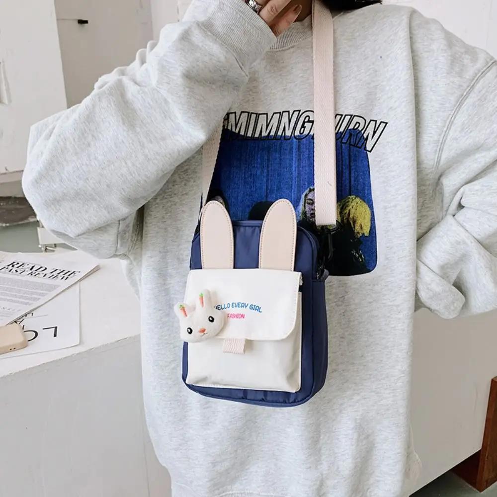 Women Shoulder Bag Fashion Small Fresh Casual Tote Outdoor Bag Japanese Style Canvas Handbag Lovely Shoulder Bag Girls Gift