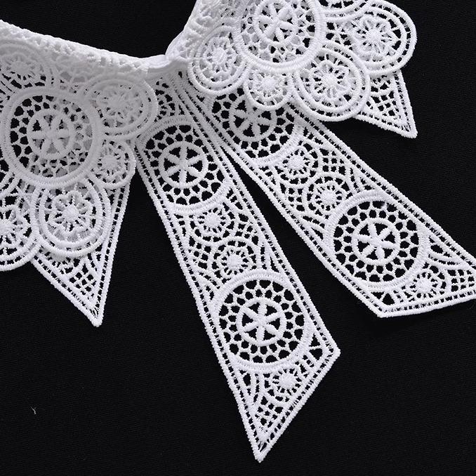 Neckline Detachable Polyamide Fake Collar DIY Lapel Half Shirt Shawl Wrap Women Girls