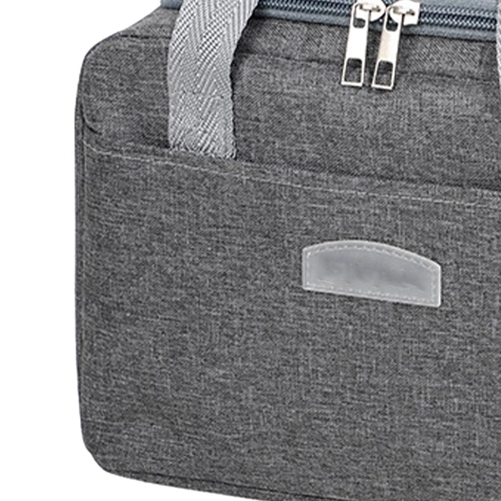 Insulated Lunch Bag Waterproof Large Capacity Sturdy Handle Food Lunch Container for Office Picnic