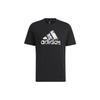 T Shirts Men's Black Crew Neck Moderate Straight Fit HE7418