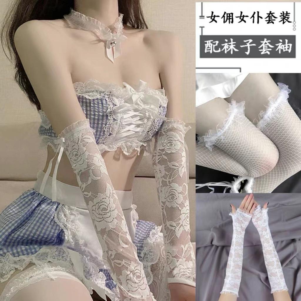Sex Lingerie Sexy Lace Maid Uniform Suit Seduction Passion Sweet Wind Maid Character Model