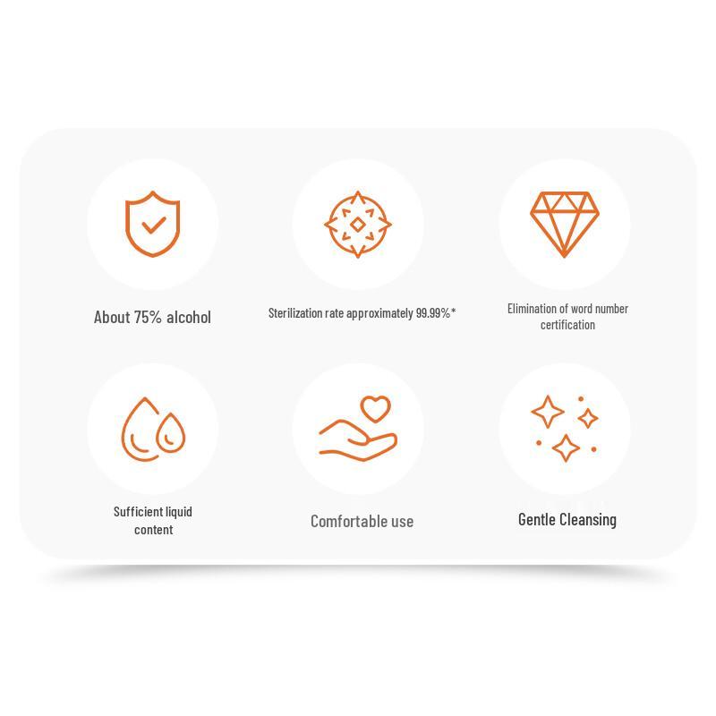 HANASS 75% Alcohol Disinfectant Wipes