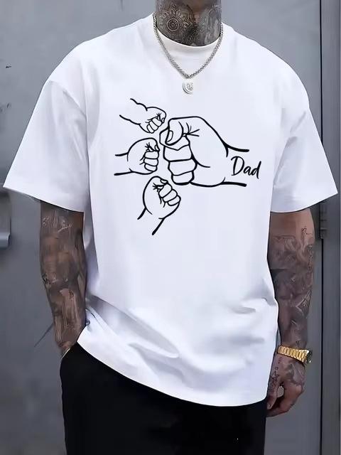 Cross-border European and American trend T-shirt men s pattern printed T-shirt minimalism and Japanese men s short-sleeved T-shirt S